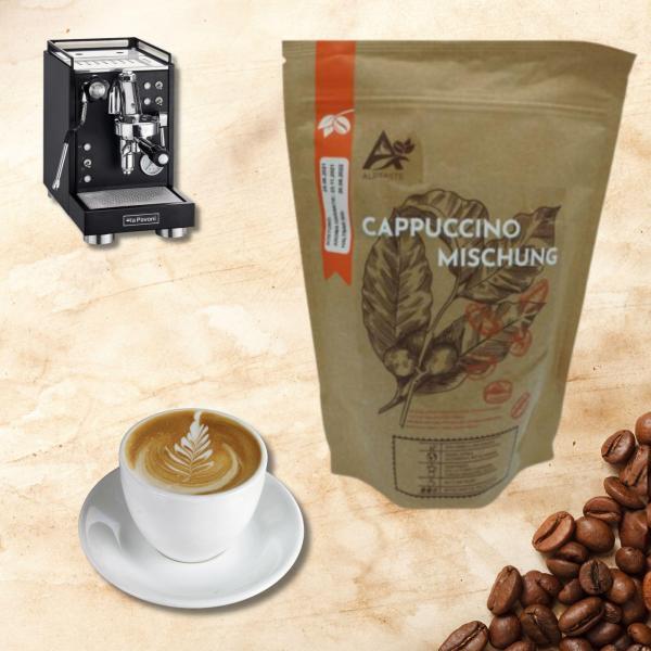 Alptaste Cappuccino Verpackungs Vorderseite