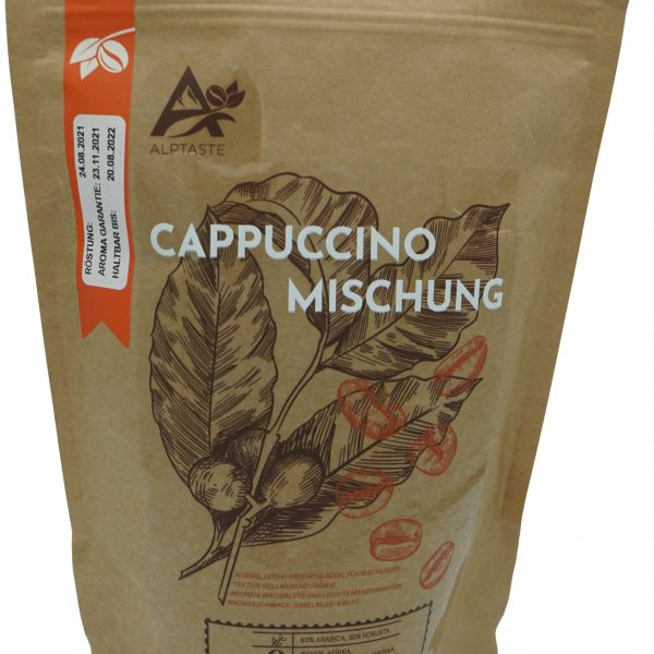 Kaffeepackung Alptaste Capuccinio Mischung