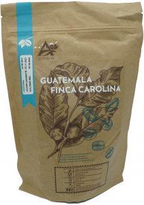Kaffeeverpackung Alptaste Guatemala Finca Carolina