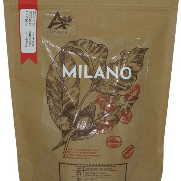Kaffepackung Alptaste Milano