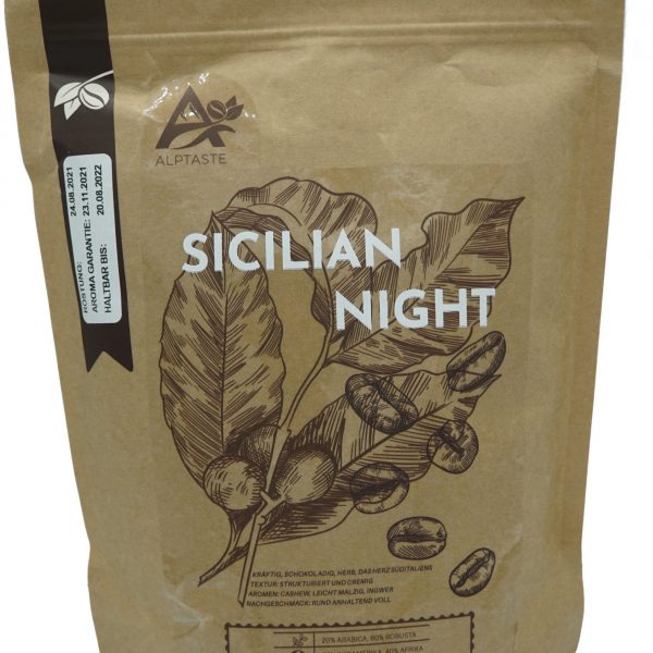 Kaffeepackung Alptaste Sicilian Night