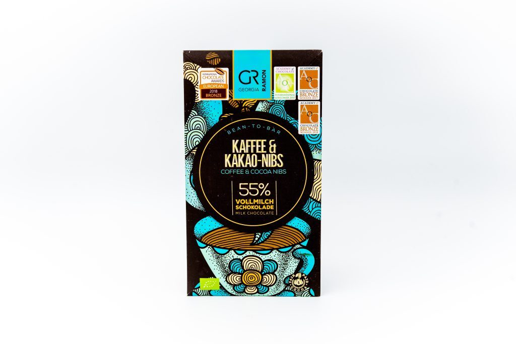Alptaste Georgia Ramon Kaffe & Kakao-Nibs Vorderseite